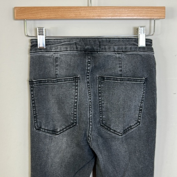 Free People Just Float On Flare Stretch Jean Black High Rise Cowgirl Sz 24 - Picture 10 of 13